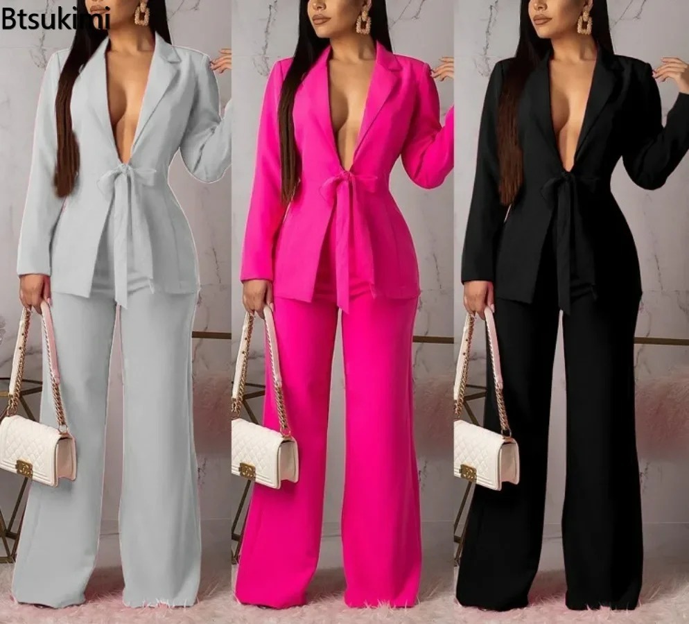 Women Formal Wear Shirt And Pant - ชุดสูททำงานผู้หญิงแบบใหม่ ปี 2026 ชุดทำงานออฟฟิศ 2 ชิ้น