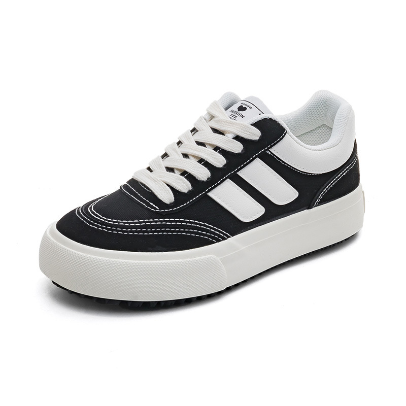Women'S Formal Wear With Sneakers - รองเท้าผู้หญิงแบบใหม่ล่าสุด ดีไซน์เก๋ สายรัดแบบหัวเข็มขัด เหมาะสำหรับใส่ทำงาน ใส่ในชีวิตประจำวัน หรือใส่เที่ยวเล่น