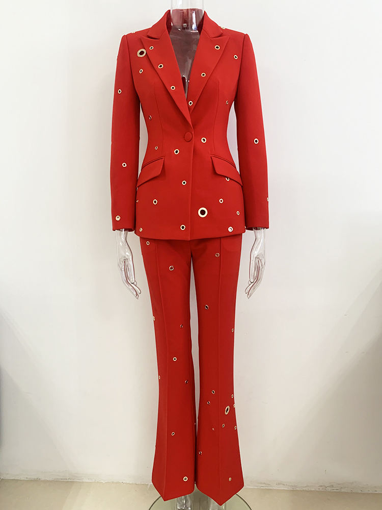 Women'S Formal Wear With Pants - ชุดสูทแฟชั่นดีไซเนอร์ HIGH STREET 2026 FW สำหรับผู้หญิง