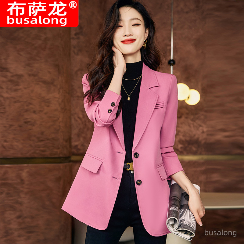 Formal Winter Wear Women Jacket - เสื้อเบลเซอร์ฤดูใบไม้ร่วงฤดูหนาวผู้หญิงแขนยาวมืออาชีพเสื้อเบลเซอร์ขนาดเล็กชุดทำงานอย่างเป็นทางการเสื้อแจ็คเก็ตผู้หญิงสัมภาษณ์งานขายชุดทำงาน 660
