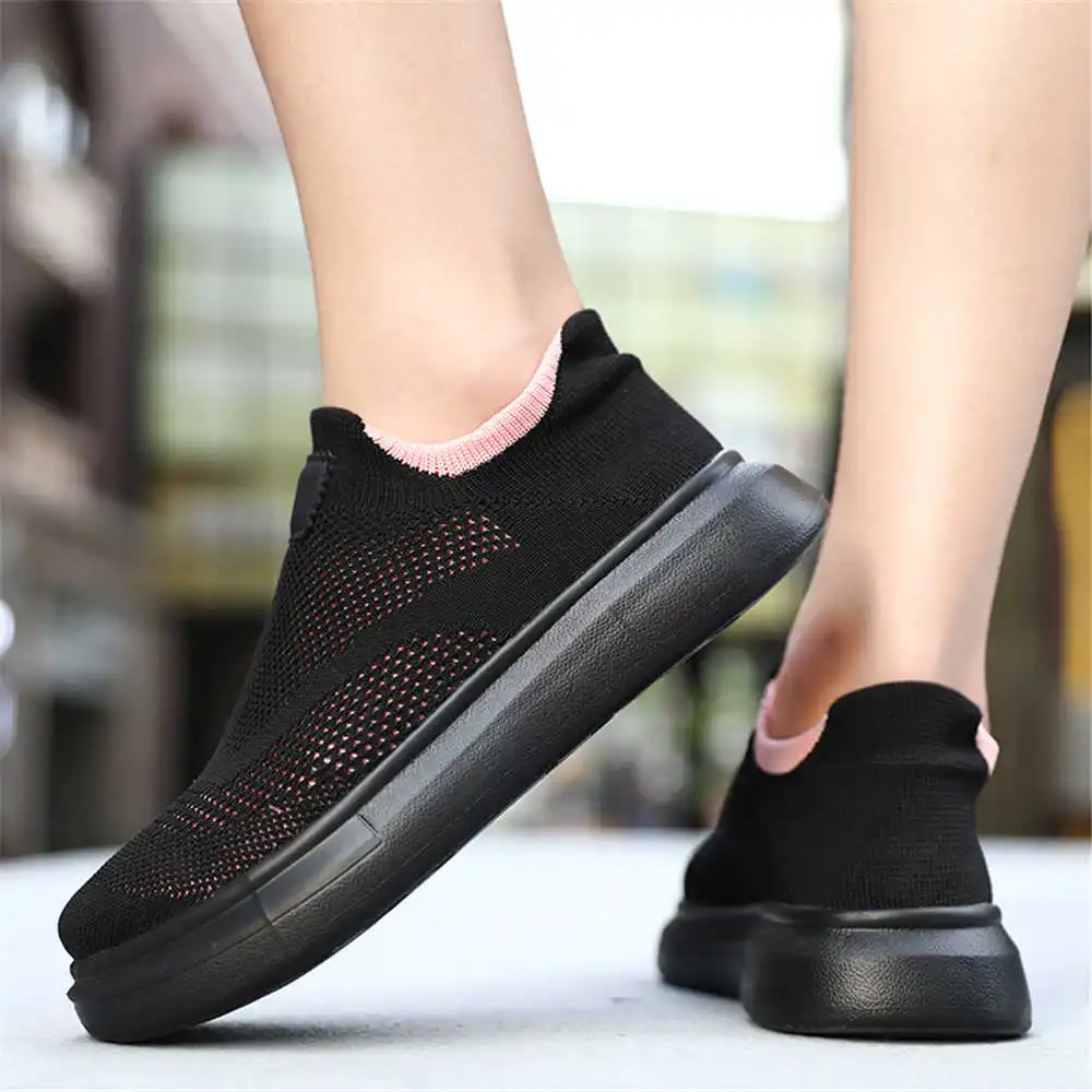 Women'S Formal Wear With Sneakers - ถุงน่องแพลตฟอร์มรองเท้าสีน้ำตาลสำหรับผู้หญิงรองเท้าผ้าใบออกแบบสเก็ตบอร์ดผู้หญิงเทนนิสสาว2-7ปียิมกีฬา