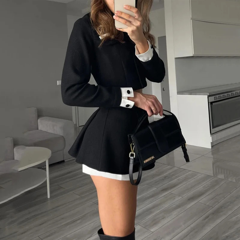 TARU Tweedกางเกงขาสั้นกระโปรง  - Pencil Skirt Midi บทวิจารณ์และราคา