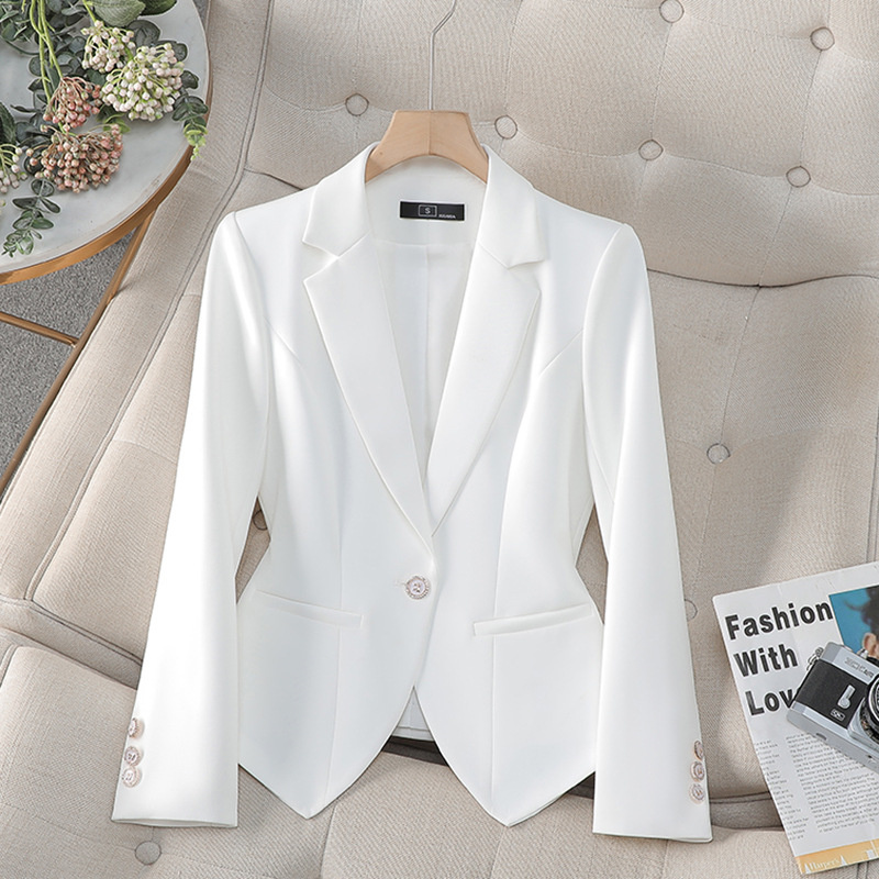 เสื้อเบลเซอร์แฟชั่นใหม่สำหรับผ - Formal Winter Wear Women Jacket บทวิจารณ์และราคา