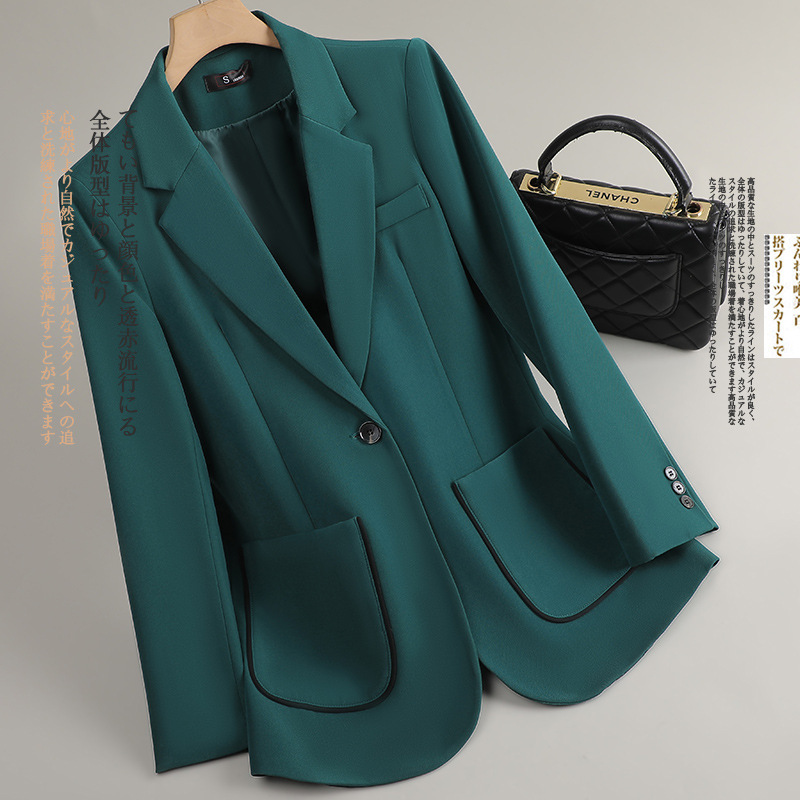 เสื้อเบลเซอร์ผู้หญิง แขนยาว สำ - Formal Winter Wear Women Jacket บทวิจารณ์และราคา