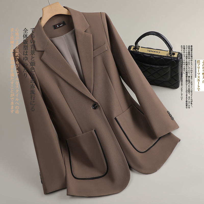 เสื้อเบลเซอร์ผู้หญิง แขนยาว สำ - Formal Winter Wear Women Jacket บทวิจารณ์และราคา