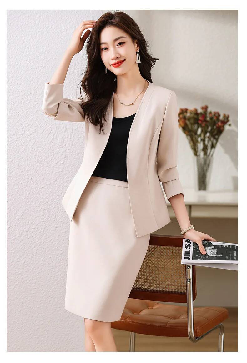 ชุดสูทธุรกิจสตรีแบบเป็นทางการพ - Formal Winter Wear Women Jacket บทวิจารณ์และราคา