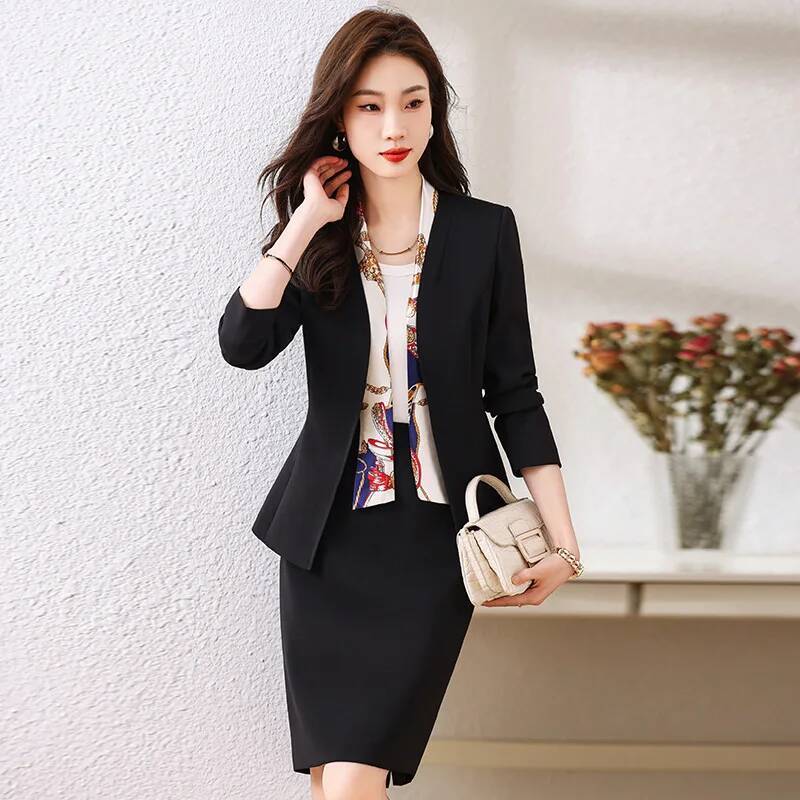 ชุดสูทธุรกิจสตรีแบบเป็นทางการพ - Formal Winter Wear Women Jacket บทวิจารณ์และราคา