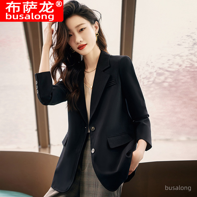 เสื้อเบลเซอร์ฤดูใบไม้ร่วงฤดูหน - Formal Winter Wear Women Jacket บทวิจารณ์และราคา