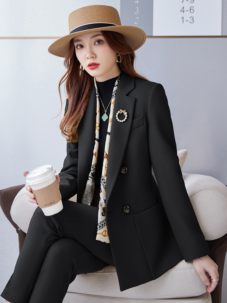 ชุดสูทธุรกิจ 2 ชิ้นสำหรับผู้หญ - Women Formal Wear Shirt And Pant บทวิจารณ์และราคา
