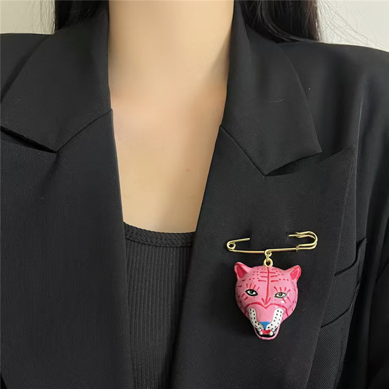 เข็มกลัดลายเสือเคลือบเงา ดีไซน - Women'S Formal Wear Accessories บทวิจารณ์และราคา