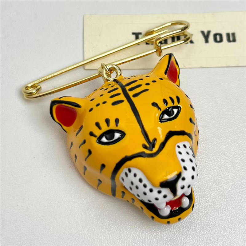 เข็มกลัดลายเสือเคลือบเงา ดีไซน - Women'S Formal Wear Accessories บทวิจารณ์และราคา