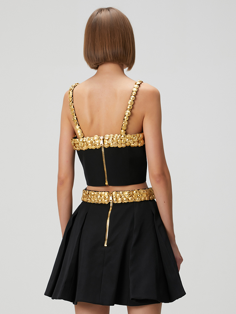 ชุดเดรสสองชิ้นสีดำ VC พร้อมกระ - Formal Women'S Wear บทวิจารณ์และราคา