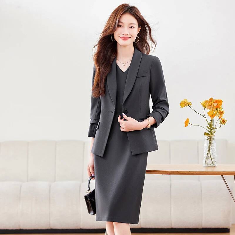 ชุดสูทผู้หญิงผ้าคุณภาพสูง พร้อ - Women'S Formal Wear Jackets บทวิจารณ์และราคา