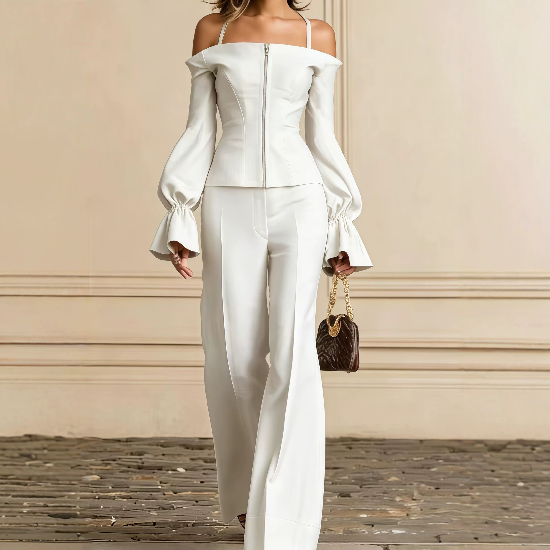 ชุดกางเกง 2 ชิ้นสำหรับผู้หญิง  - Women'S Formal Wear With Pants บทวิจารณ์และราคา