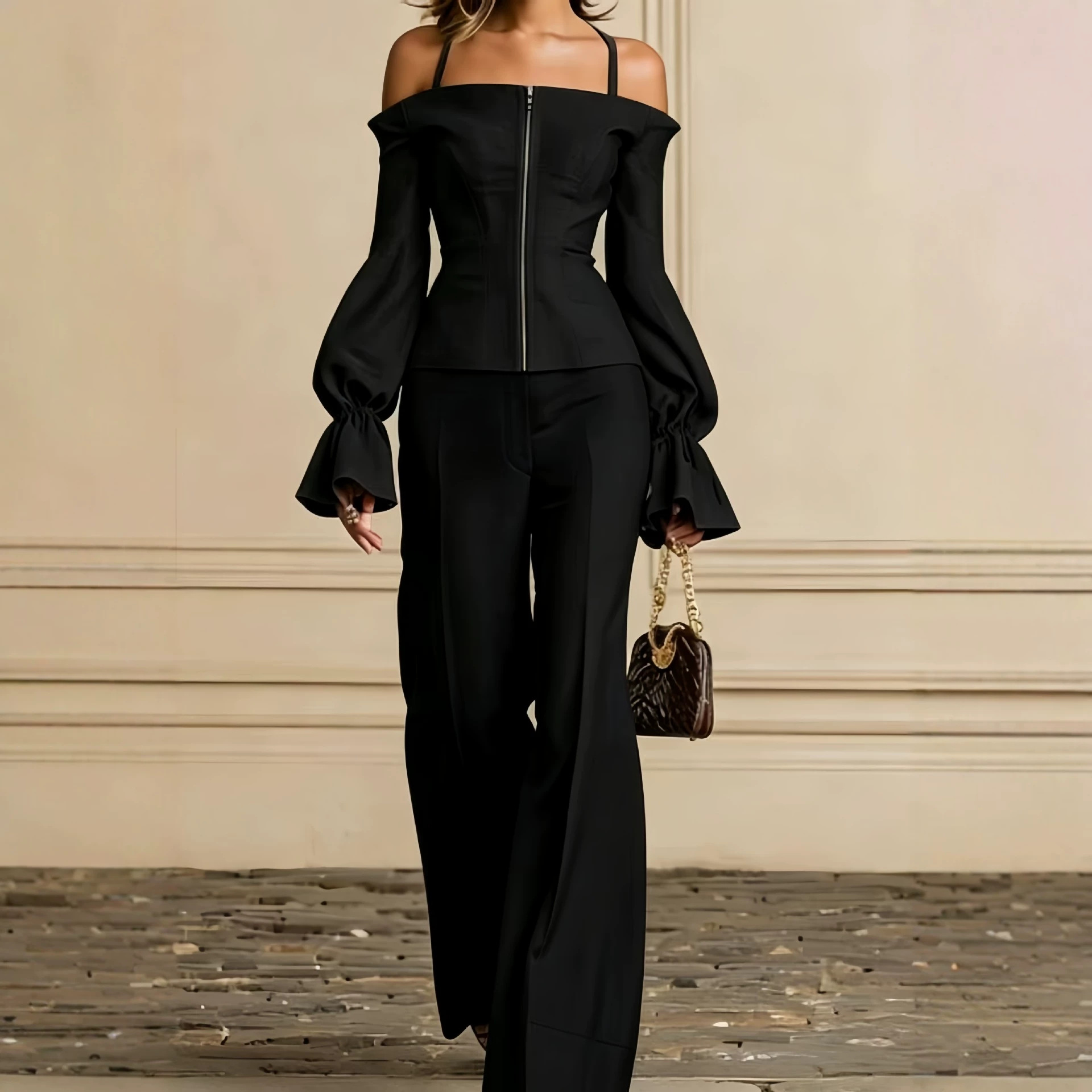 ชุดกางเกง 2 ชิ้นสำหรับผู้หญิง  - Women'S Formal Wear With Pants บทวิจารณ์และราคา