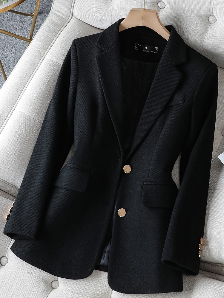เสื้อเบลเซอร์แฟชั่นผู้หญิง สีเ - Formal Winter Wear Women Jacket บทวิจารณ์และราคา