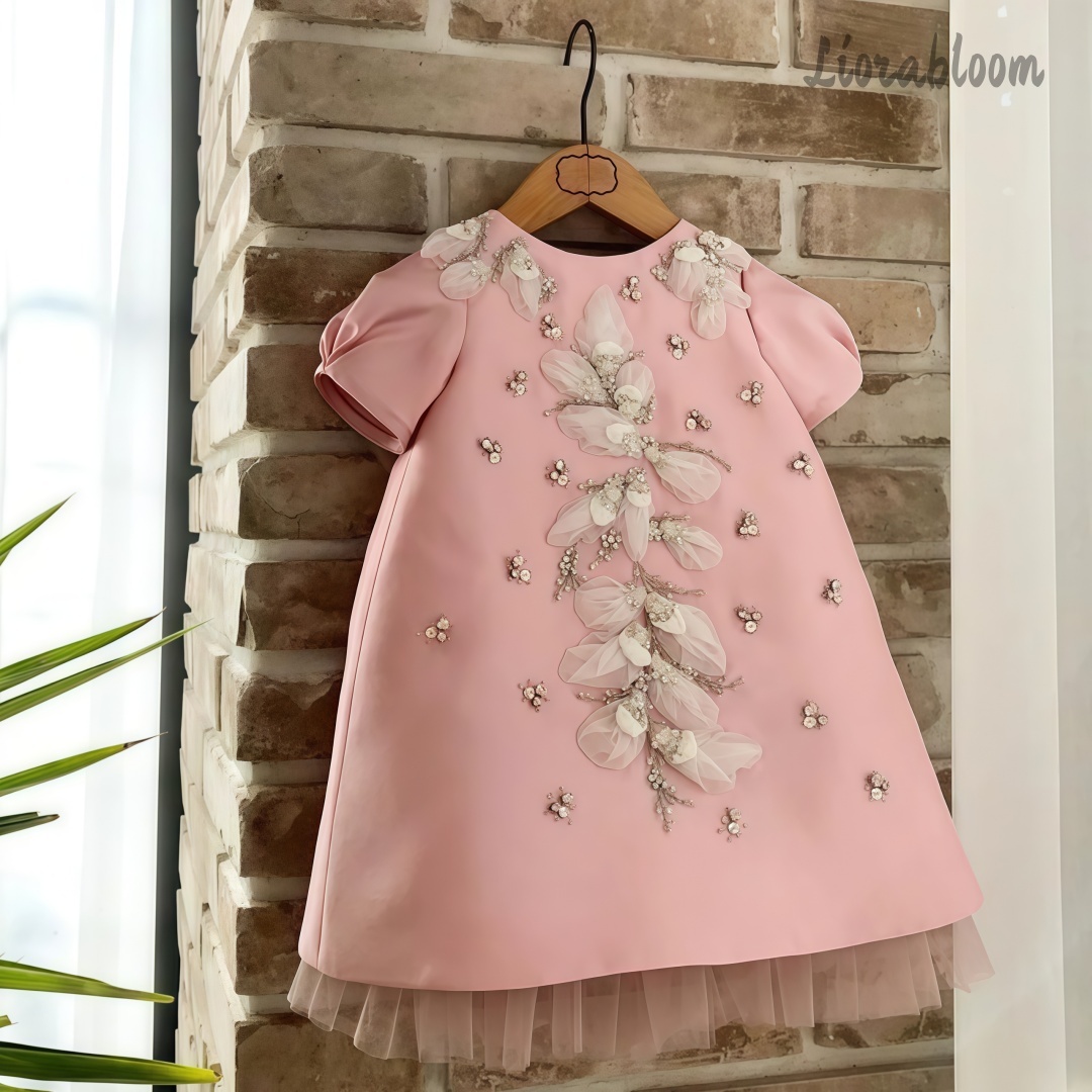 ชุดราตรีเด็กสีชมพูประดับมุกและ - Women Formal Wear H&M บทวิจารณ์และราคา