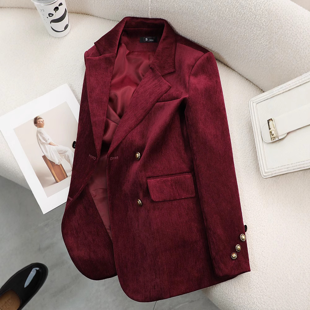 เสื้อเบลเซอร์แฟชั่นสำหรับผู้หญ - Formal Winter Wear Women Jacket บทวิจารณ์และราคา