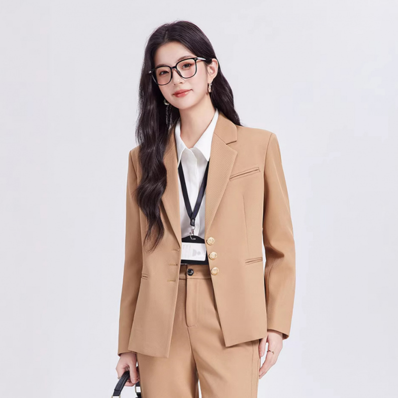ชุดสูทผู้หญิงสีกากี ระดับไฮเอน - Women Formal Wear Shirt And Pant บทวิจารณ์และราคา
