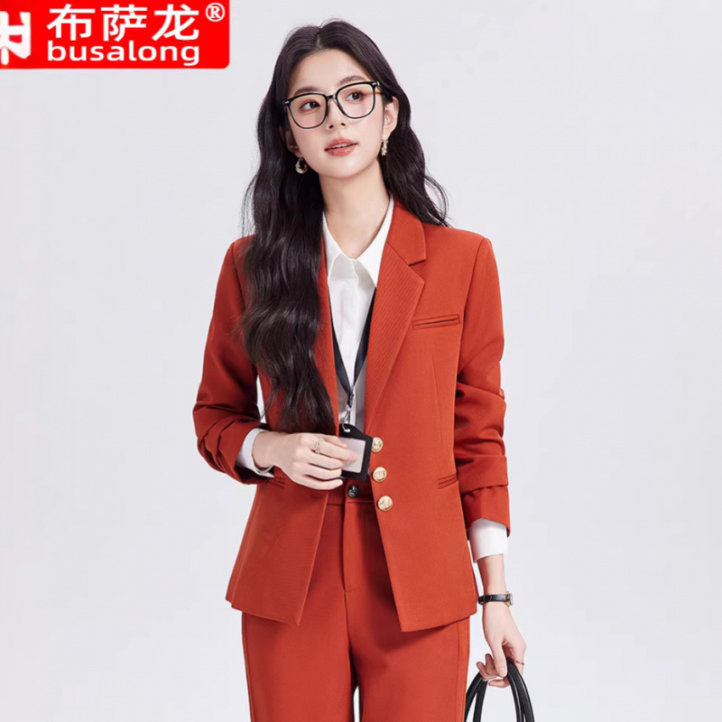 ชุดสูทผู้หญิงสีกากี ระดับไฮเอน - Women Formal Wear Shirt And Pant บทวิจารณ์และราคา