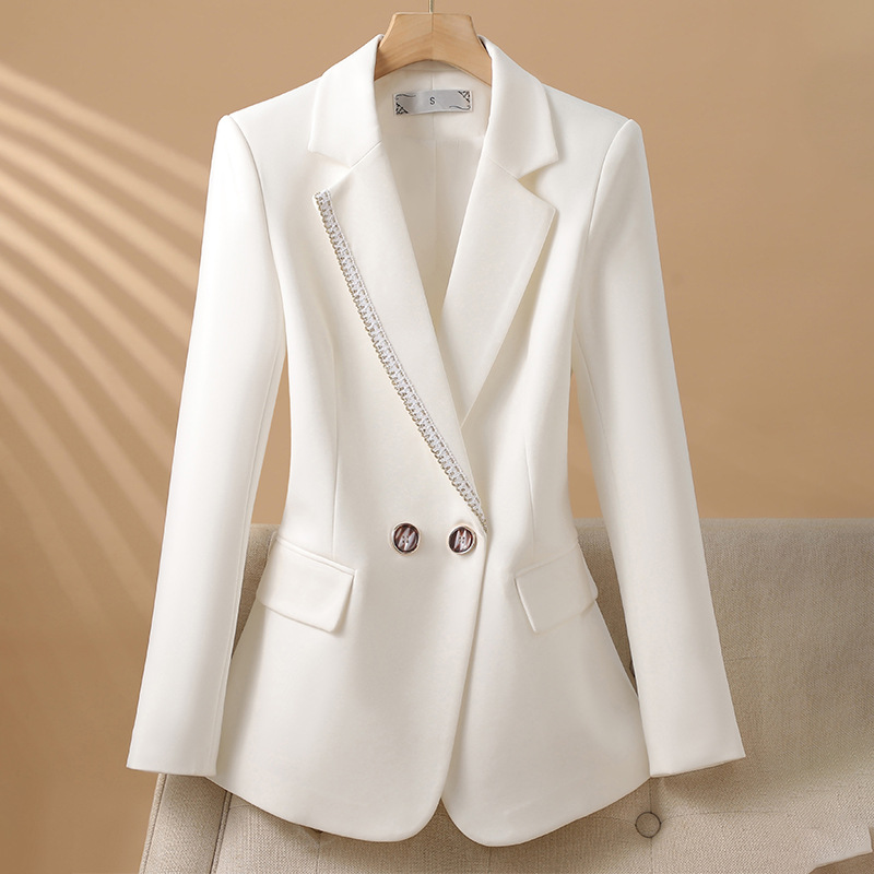 เสื้อเบลเซอร์แฟชั่นผู้หญิง แขน - Formal Winter Wear Women Jacket บทวิจารณ์และราคา
