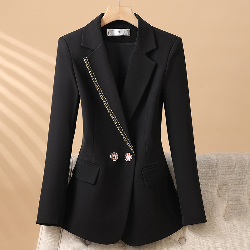 เสื้อเบลเซอร์แฟชั่นผู้หญิง แขน - Formal Winter Wear Women Jacket บทวิจารณ์และราคา