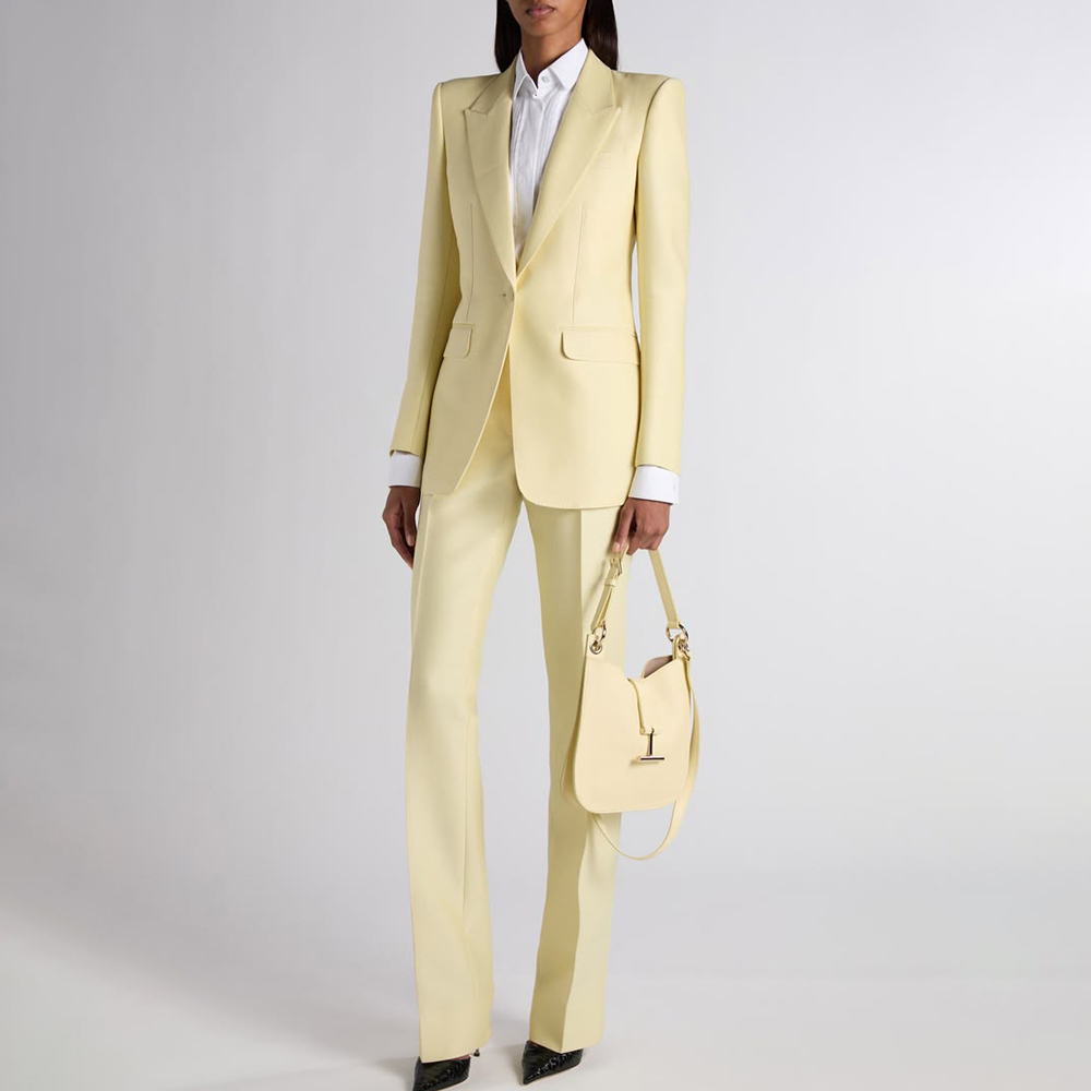 ชุดสูทสีโอ๊ตมีลสำหรับผู้หญิง ด - Women'S Formal Wear Jackets บทวิจารณ์และราคา