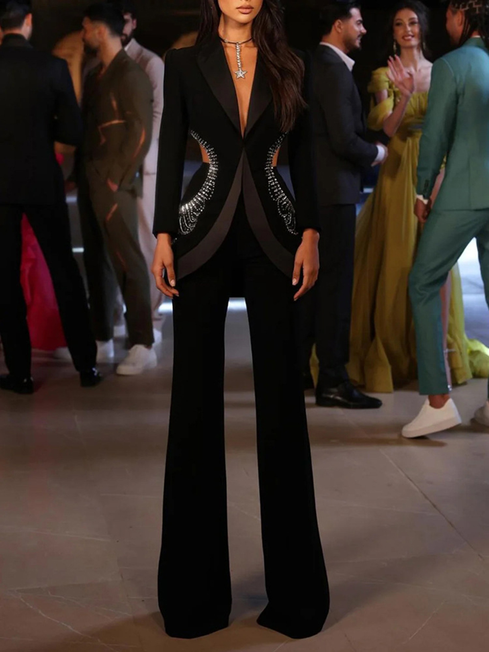ชุดสูทดีไซน์เนอร์ Modphy รุ่นใ - Women'S Formal Wear With Pants บทวิจารณ์และราคา