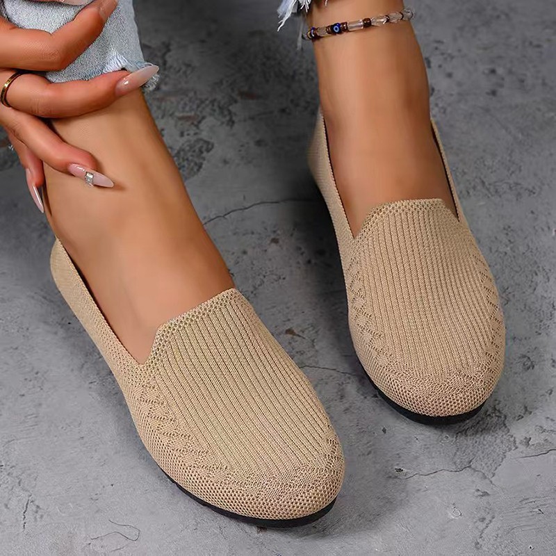 รองเท้าโลฟเฟอร์ถักสำหรับผู้หญิ - Formal Women Daily Wear Shoes บทวิจารณ์และราคา
