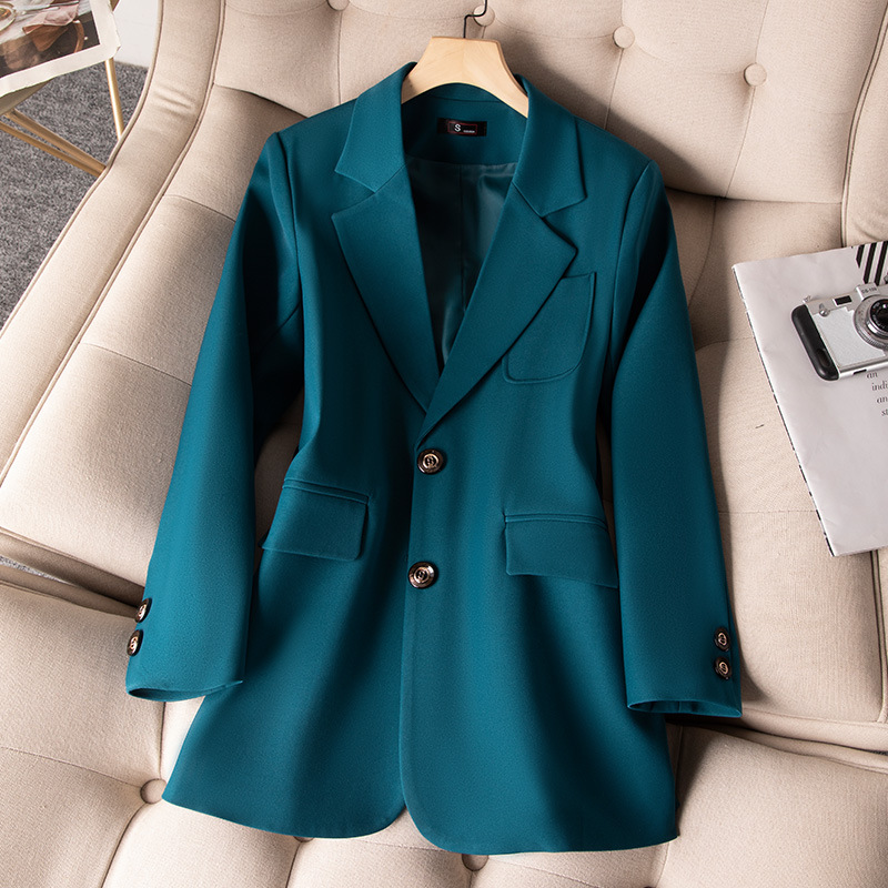 สีฟ้าสีดําสีเขียวผู้หญิงอย่างเ - Formal Winter Wear Women Jacket บทวิจารณ์และราคา
