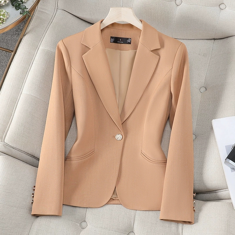 เสื้อเบลเซอร์ผู้หญิง ฤดูใบไม้ผ - Formal Winter Wear Women Jacket บทวิจารณ์และราคา